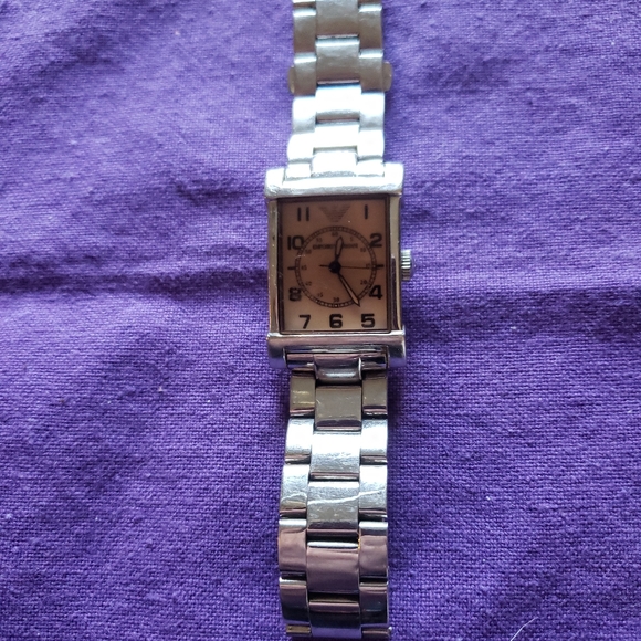 Women's Armani Watch • AR0219 • Antique-Look • Stainless Steel • - Picture 5 of 8